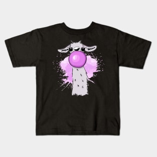 Funny Llama - Blowing Bubble Gum Kids T-Shirt